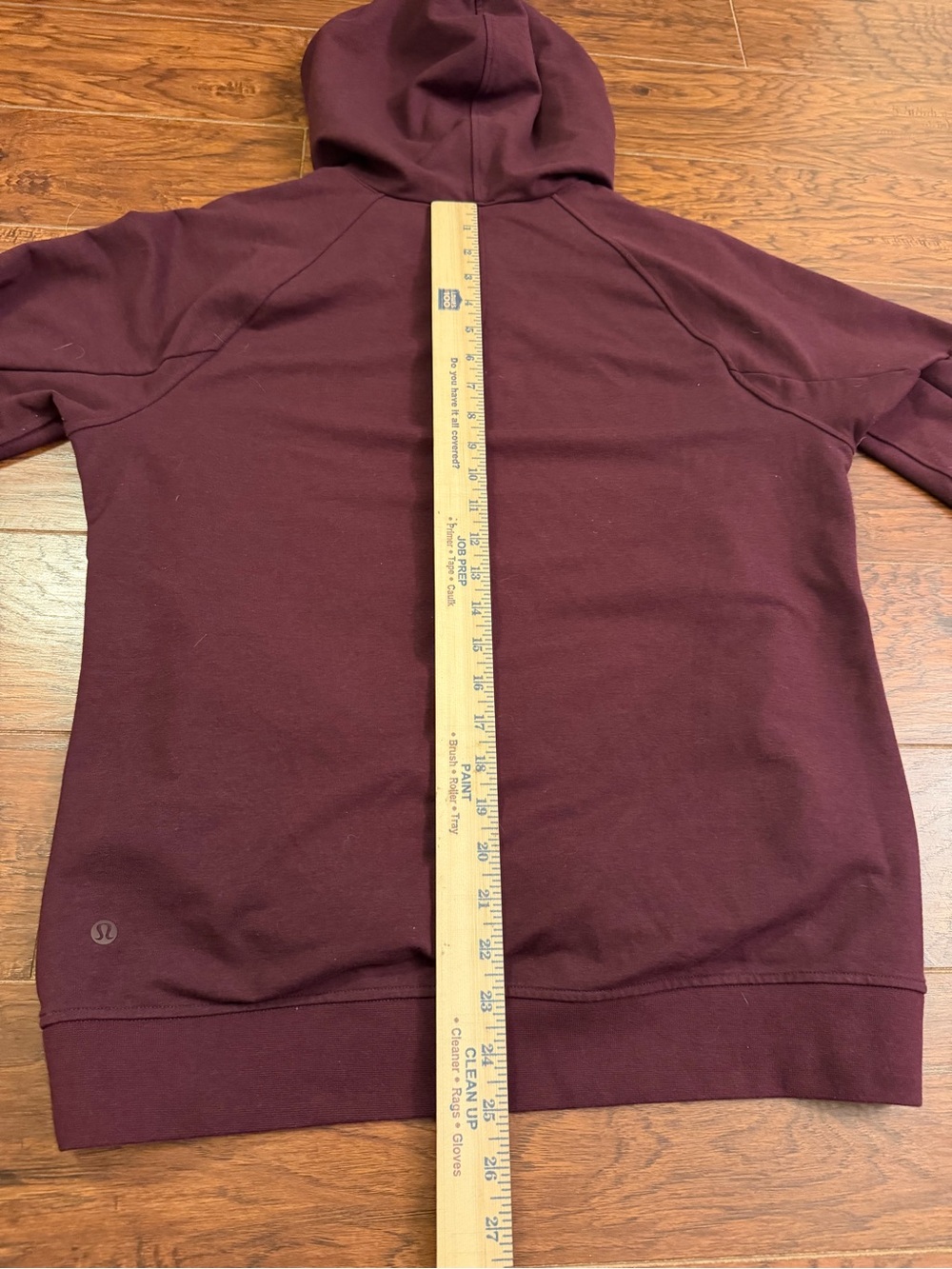 Lululemon Men’s City Sweat Pullover Hoodie in “Cassis” Size Medium VGUC - Picture 7 of 7